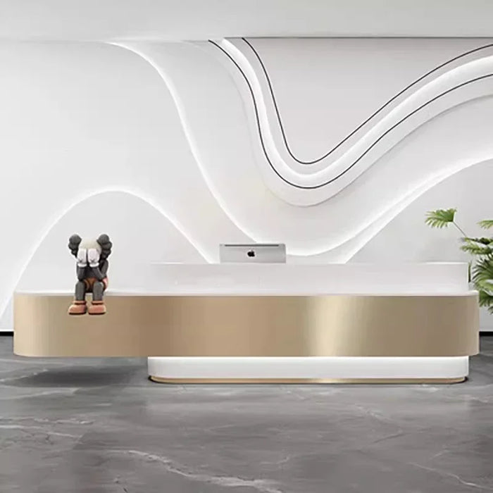 Cashier Table Reception Desk Modern Salon Front Desk Office Bar Counter Check Out Recepcion Mostrador Reception Accessories