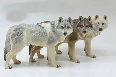 1:6 Prairie Wolf Model High-end Birthday Gift Car Interior Decoration Home Decoration Super Simulation