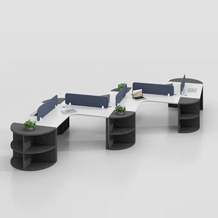 Modern Luxury Office Desk Laptop Standing Floor Supplies Computer Desks Executive Conference Mesa De Escritorio Home Furniture