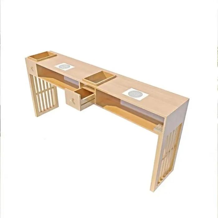 Dressing Professional Nail Table Wood Modern Makeup Manicure Nail Table Beauty Cleaner Tavolo Manicure Salon Furniture BL50NT