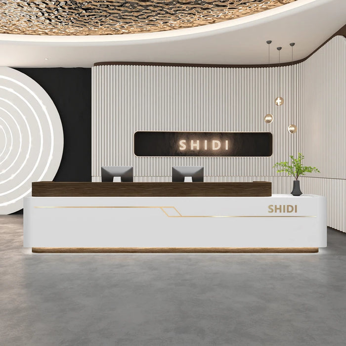 Cabinet Lectern Reception Desk Restaurant Accessories Banco Simple Reception Desk Standing Modern Bureau Meuble Office Furniture