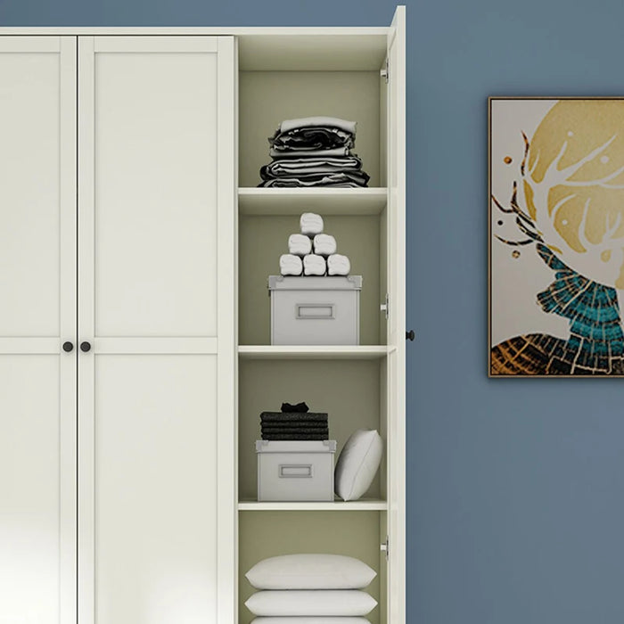 Luxury Industrial Closet Rod Bracket Design White Minimalist Living Room Wardrobe Closet Display Mobilier Maison Hotel Furniture