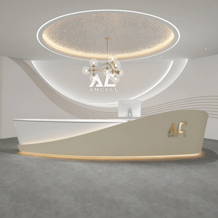 Luxury Front Reception Desks Counter Beauty Salon Executive Reception Desks Restaurant Escritorios De Oficina Salon Furniture