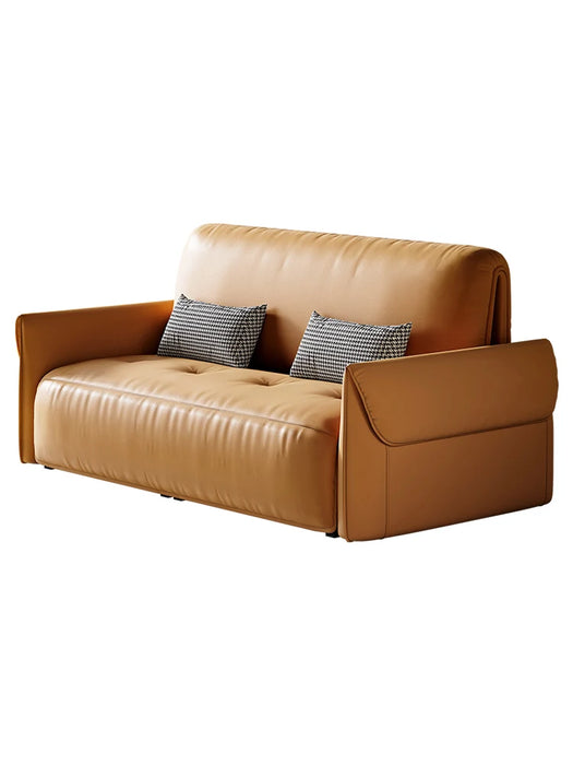 Intelligent remote control electric sofa bed dual-purpose light luxury modern living room telescopic folding