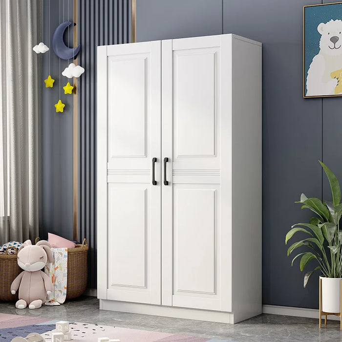 Luxury Design Closet Storage White European Hotel Minimalist Storage Wooden Wardrobe Indoor Szafa Na Ubrania Furniture Bedroom