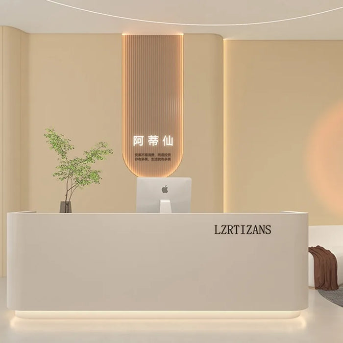 Bar Office Reception Desks Register Front Luxury Salon Checkout Counter Reception Desks Beauty Mesa Escritorio Modern Furniture