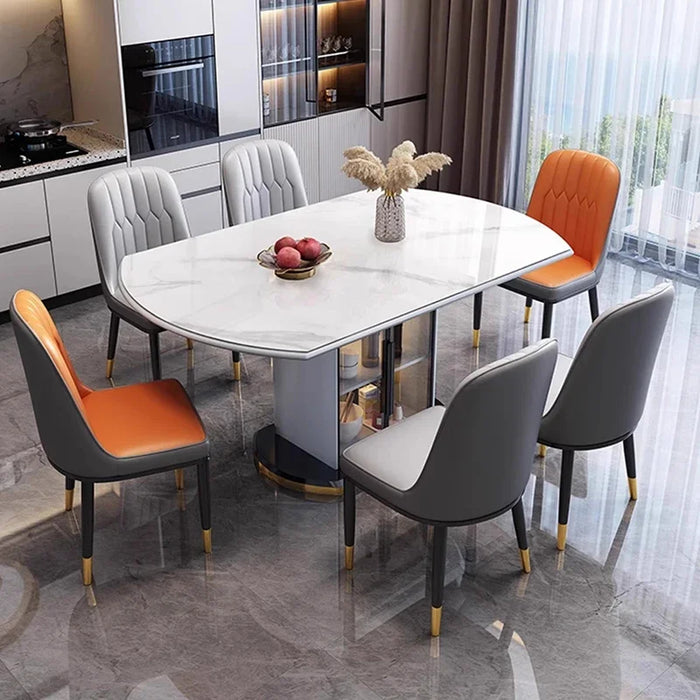 Living Room Dining Room Set Designer Nordic Square Table Combination Modern Extendable Tavolino Da Salotto Kitchen Furniture