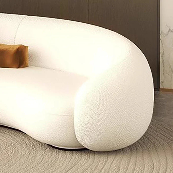 White Big Living Room Sofas Europe Loveseat Circle Curved Nordic Living Room Sofa Home use Luxury Sofy Do Salonu Home Furniture