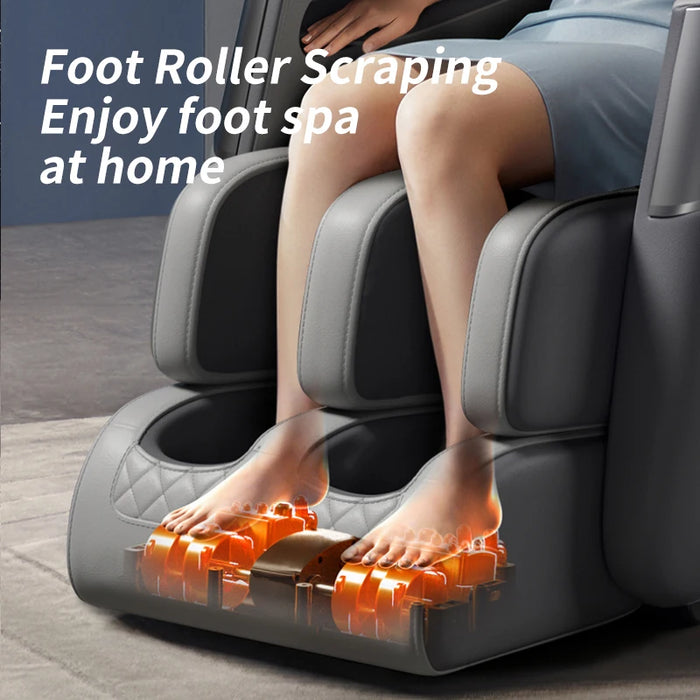 Jinkairui Full Body Electric Kneading Cervical Vertebra Sofa Massage Chair Japanese Healthy Capsules Upgrade 8D Kneading Heat
