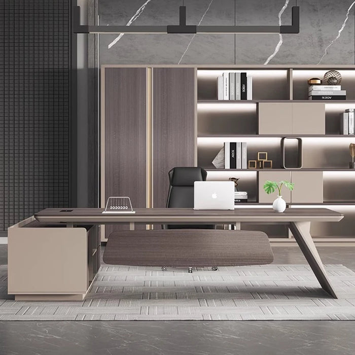 Boss Office Desk Simple Modern President Manager Supervisor Desk Light Luxurious Leadership Office Desk Furniture Luxurious