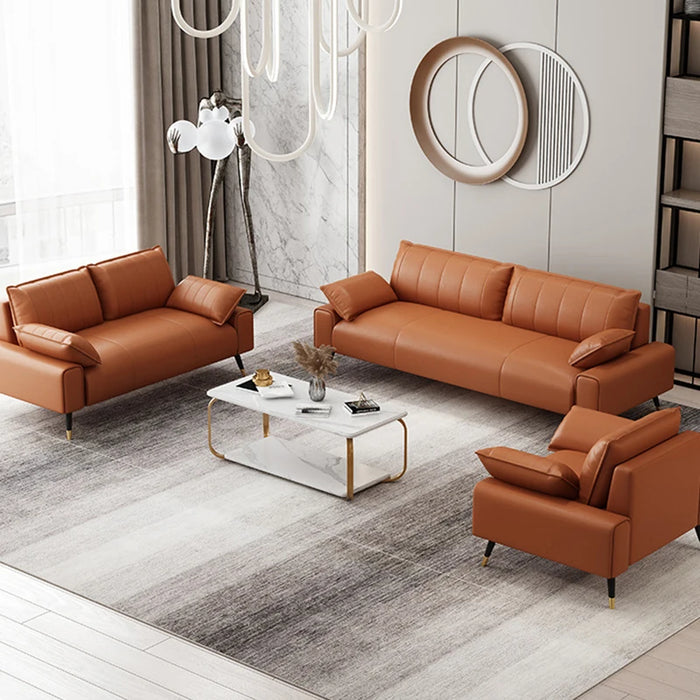 Ergonomic Sofa Modern Armrest Lazy Living Room Office Vintage Mid Century Italian Chair Industrial Fauteuil Luxury Furniture