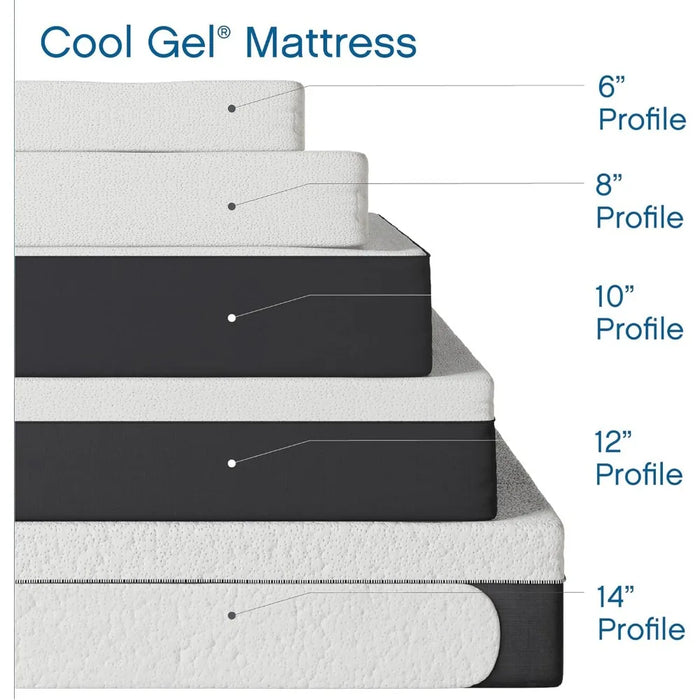 Queen Mattress,Cool Gel Ventilated Memory Foam 10-Inch Mattress,CertiPUR-US Certified,Bed-in-a-Box,Medium Firmness Mattress