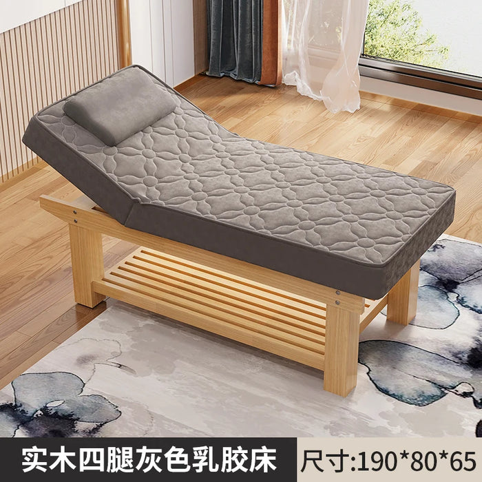 Lash Beauty Tattoo Massage Bed Spa Face Wooden Speciality Sleep Massage Table Ear Cleaning Camilla Masaje Salon Furniture WKMTB