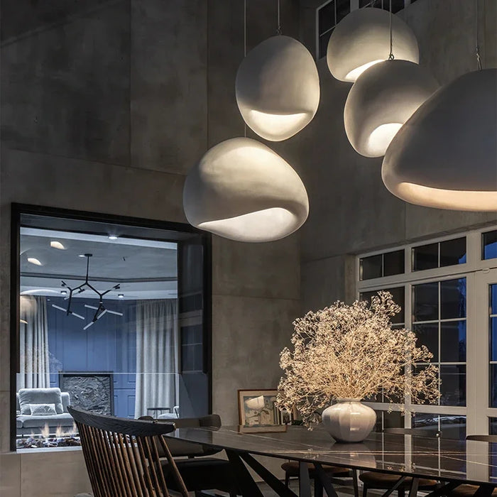 Nordic Modern Wabi-sabi Wind Led Ceiling Chandeliers Lustre Living Dining Room Home Decor Lights Bar Bedroom Loft Pendant Lamps