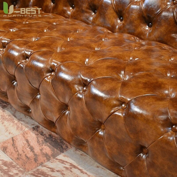Industrial Retro Aviato Combination Sofa Living Room Furniture Leather Sofas Set Chair Personalization Pub Club Studio Kanepe