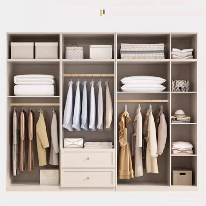 White Drawer Wardrobe Modern Organizer Nordic Compartments Clothes Girl Wardrobe Designer Minimalist Ropero Trendy Furniture