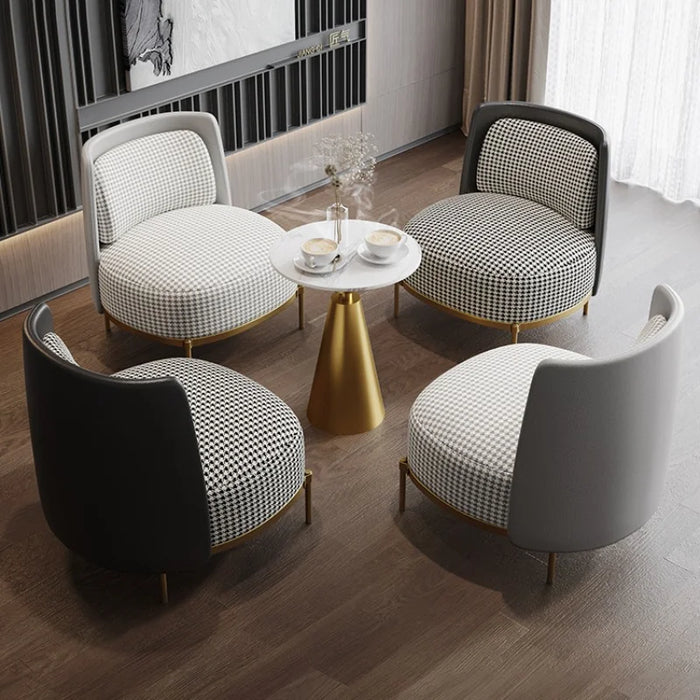 Luxury Fabric Living Room Sofas Modern Simple Recliner Nordic Sofa Lazy Chair Single Divani Da Soggiorno Home Furniture WK50SF