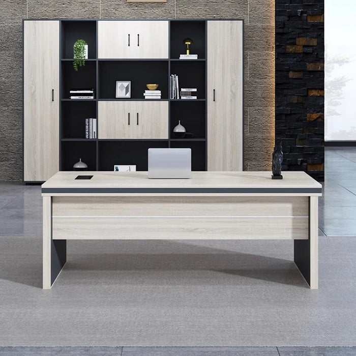 Corner Shelf Office Desk Standing Monitor Bookshelf Executive Computer Desks Floor Modern Mesa De Escritorio Modern Furniture
