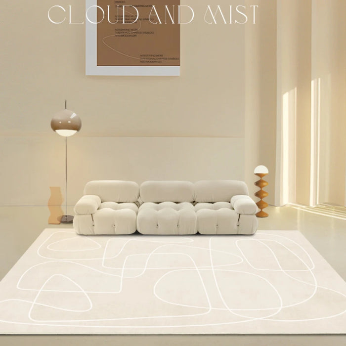 Modern Minimalist Art Wabi-sabi Living Room Carpet Bedroom Light Luxury Home Large-area Decorative Rugs Hotel Non-slip Floor Mat
