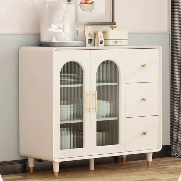 Luxury Buffet Sideboard Bed Side Table Drawers House Display Modern Kitchen Sideboard Glass Side Meuble Cuisine Home Furniture
