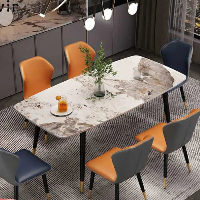 Luxury Waterproof Dining Table Onement Nordic Free Shipping Kitchen Dining Table Legs 75cm Balcony Esstische Home Furniture
