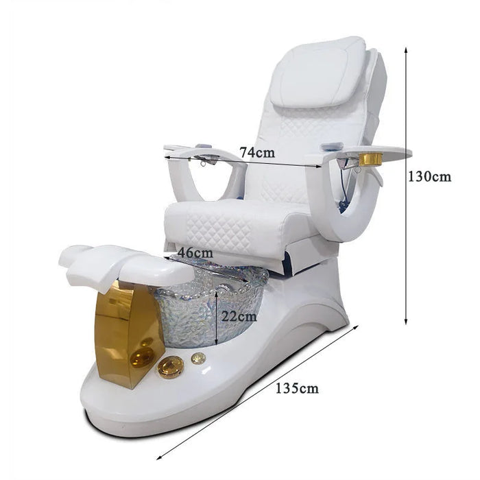 Nail Salon Furniture Equipment Electric Reclining Massage Manicure Foot Spa Luxury Pedicure Chairs