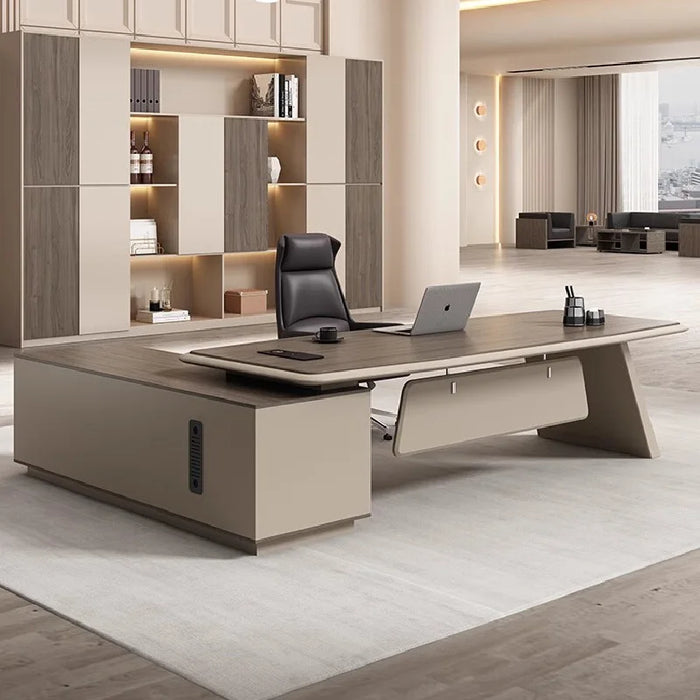 Computer Corner Office Desk Conference L Shaped Drawers Height Office Desk Executive Luxury Mesas De Computador Luxury Furniture