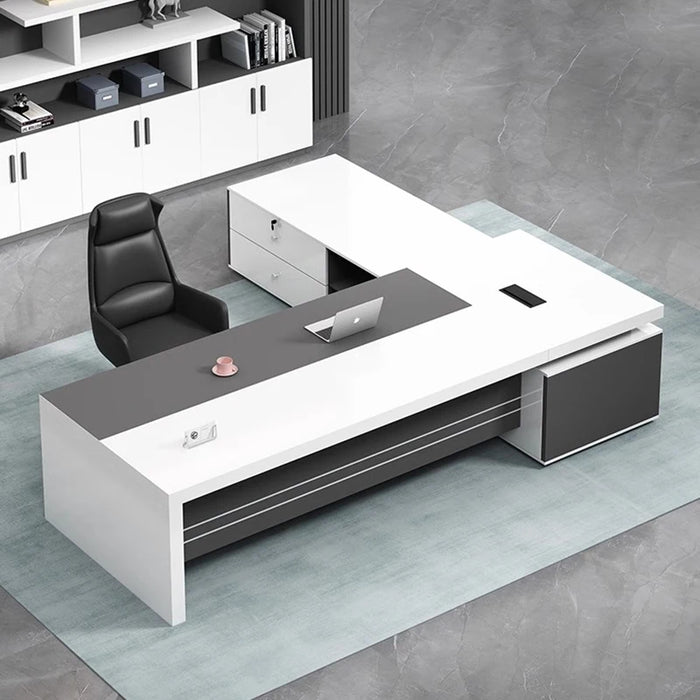 Desktops Executive Office Desks Reception White Reception Counter Monitor Mainstays Office Desks Storage Mesa Modern Furniture