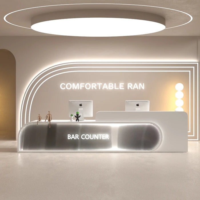 Lectern Hotel Reception Desks Front Luxury Front Commercial Conference Gym Table Reception Desks Podium Bar Tresen Furniture