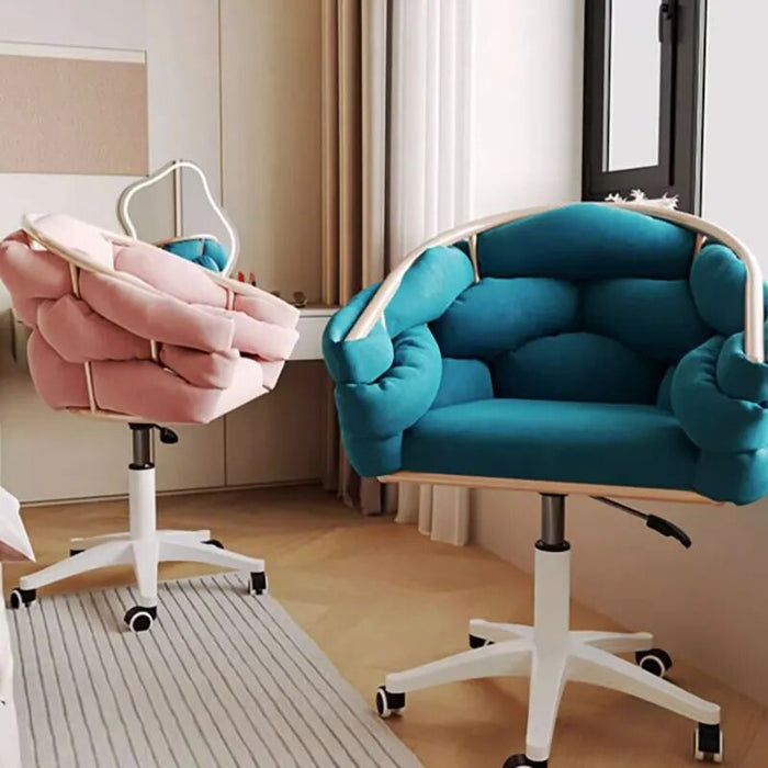 Comfy Luxury Office Chair Extension Height Extender Home Mobile Office Chairs Swivel White Cadeira Garden Furniture Sets