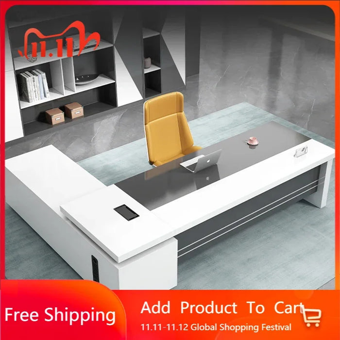 Meeting Conference Office Desk Reception Storage Vanity Student Office Desk Drawers Scrivanie Per Ufficio Office Furniture