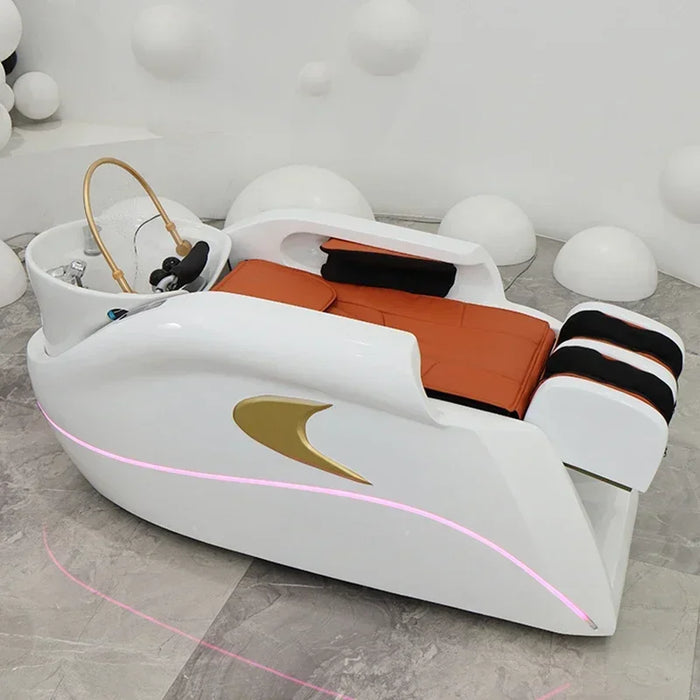 Massage Head Spa Shampoo Chair Hair Water Circulation Luxury Hair Wash Chair Salon Ergonomics Shampouineuse Furniture MQ50XF