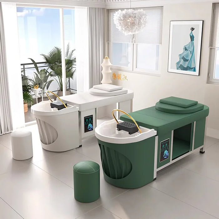 Professional Beauty Spa Progressive Shampoo Chair Headspa Massage Sedia Parrucchiere Salon Furniture CY50XF
