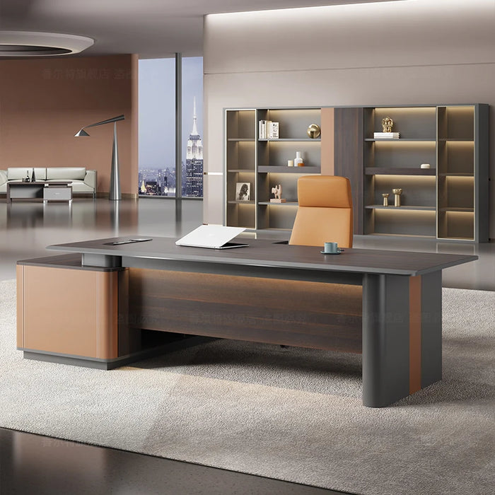 Corner Drawers Office Desk Conference Coffee Aesthetic Luxury Computer Office Desk Modern Escritorios De Oficina Furniture Desks