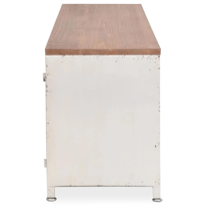 TV Media Console Television Entertainment Stands Cabinet Table Shelf 47.2"x11.8"x15.7" White