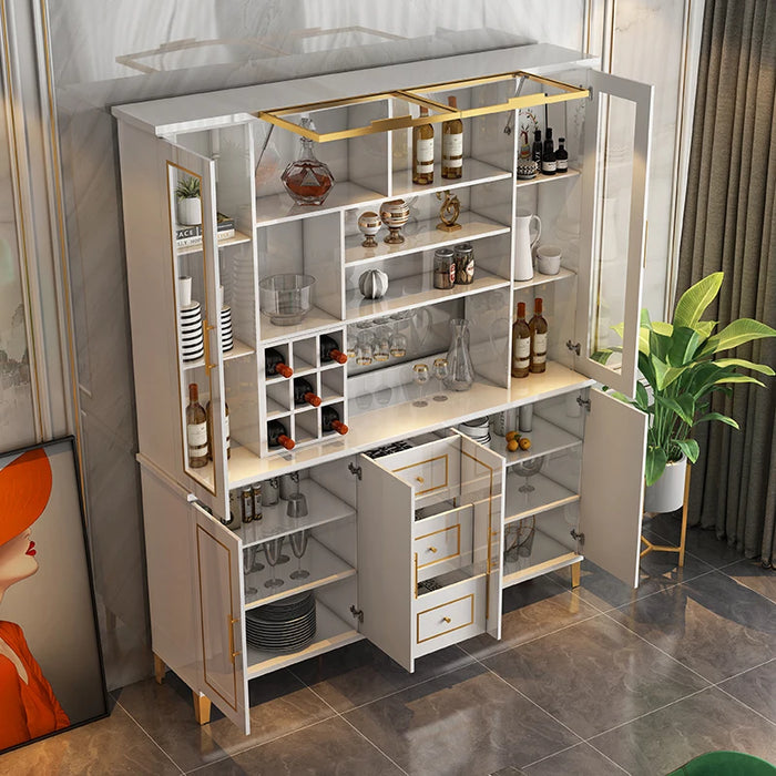 Light luxury dining side cabinet modern simple living room wine cabinet storage cabinet Kitchen cabinet tea cupboard against the