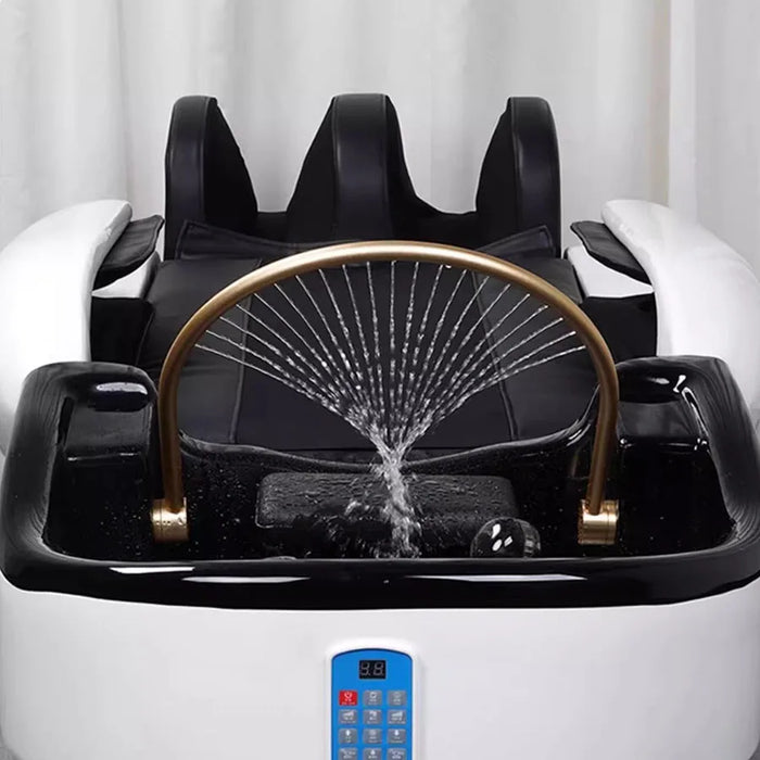 Wash Hair Salon Shampoo Chair Head Massager Reclining Stylist Luxury Shampoo Chair Basin Electronic Massage Cadeiras Furniture