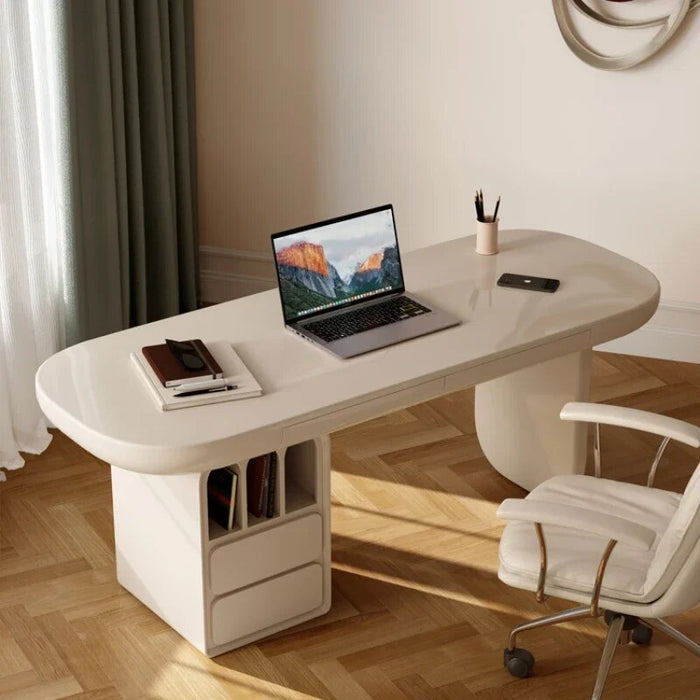 French Write Office Desks Modern Study Simplicity Household Office Desks Design Desktop Mesa Escritorio Working Equipment QF50OD