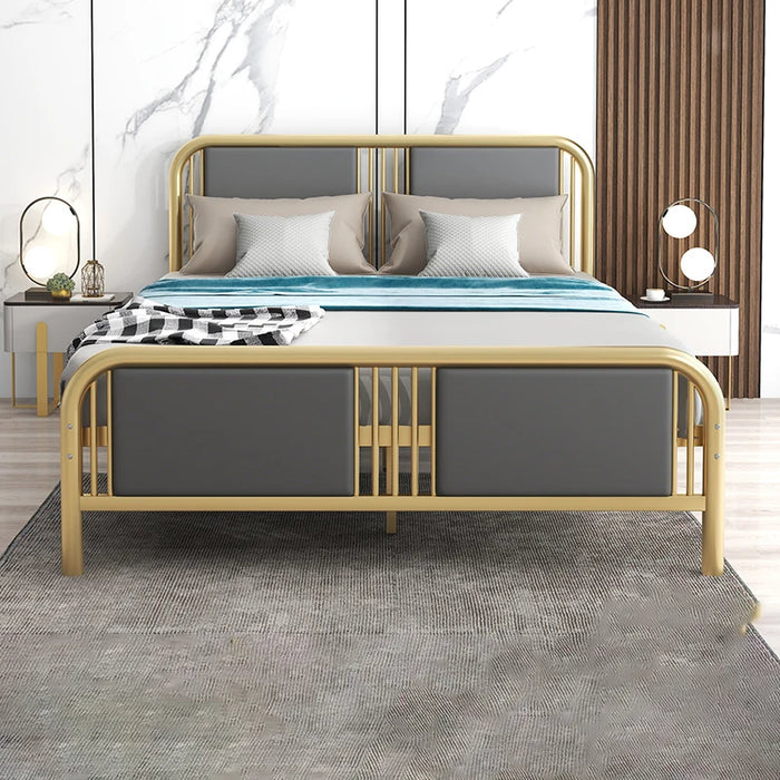 Luxury Children Safe Beds Cheap Living Room Minimalist Nordic Free Shipping Beds Metal Hotel Camas De Casal Theater Furniture