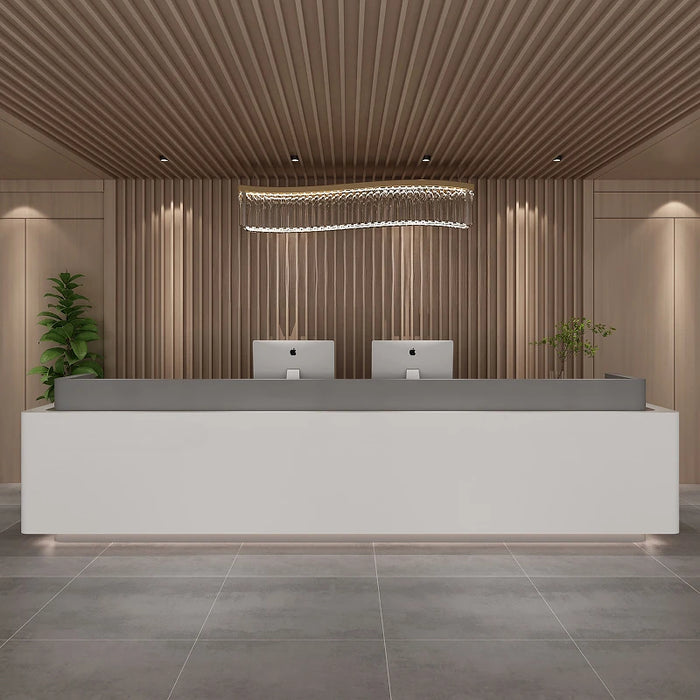 Computer Gaming Reception Desk Executive Luxury Office Storage Reception Desk Desktop Scrivania Reseption Modern Furniture