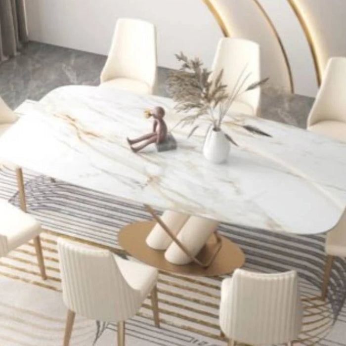 One Dining Table And 6 Chairs