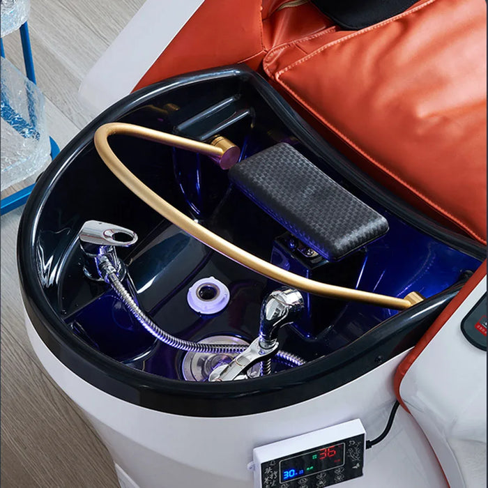 Luxury Washing Hair Shampoo Chair Massager Head Spa Bed Shampoo Chair Stylist Electronic Massage Full Relaxing Stoelen Hair Spa