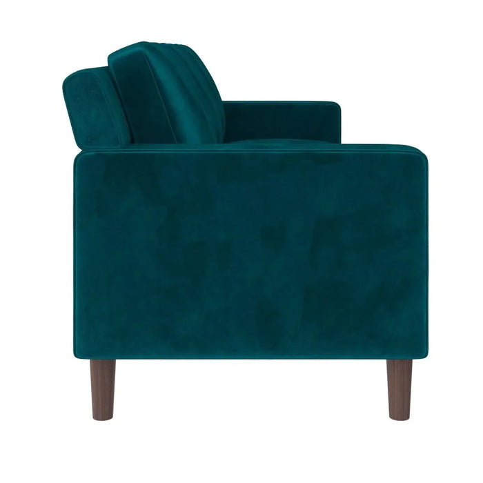Living Room Velvet Sofa, 3 Seats, Green Sofas