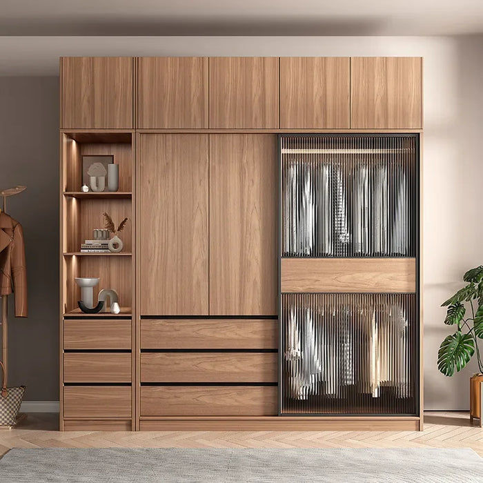 Entry Hanging Storage Wardrobe Drawers Oganizers Simple Modern Wardrobe Hanger Space Saver Vintage Quarda Roupra Home Furniture