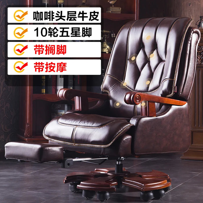 Massage Recliner Office Chair Computer Home Ergonomic Office Chair Mobile Executive Sillas De Oficina Office Furniture LQQ25XP