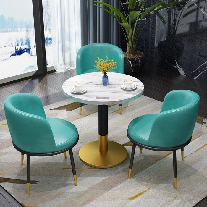 Luxury Simple Living Room Sets Negotiation Table Combination Living Room Sets Restaurant Backrest Sofa Table Kitchen Furniture
