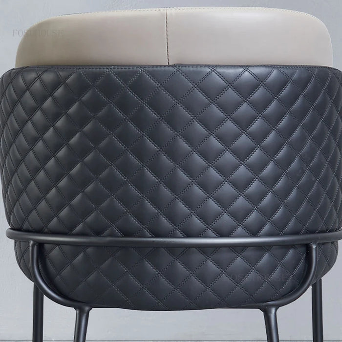 Modern Leather Minimalist Dining Chairs Leisure Nordic Backrest Dining Chair Soft Cushion Sillas De Comedor Home Furniture