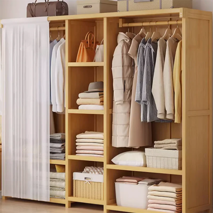 Waterproof Luxury Wardrobe Bedroom Modern Dressing Clothing Wardrobe Storage Living Room Shelf Ropero De Tela Hotel Furniture