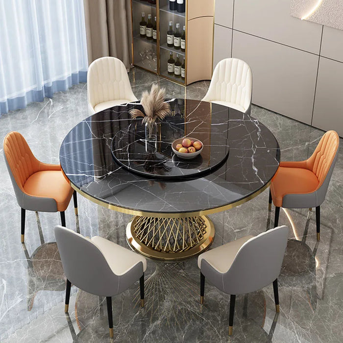 Round Modern Dining Table Restaurant Console Neat Hallway Patio Design Dining Table Nordic Mesas De Jantar Home Furniture