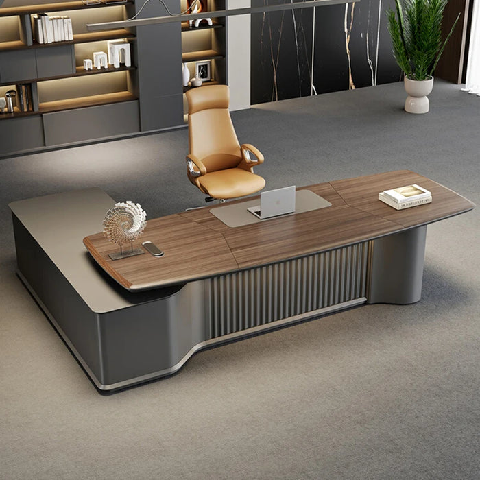 Vanity L Shaped Desk Reception Drawers Modern Executive Office Desk Storage Students Escritorios De Ordenador Office Furniture